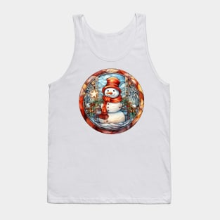 Snowman and star Tank Top